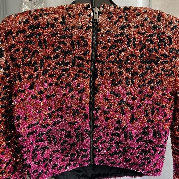 RETROFETE Xi Sequined Top: Ombré Noise - Picture 10 of 12